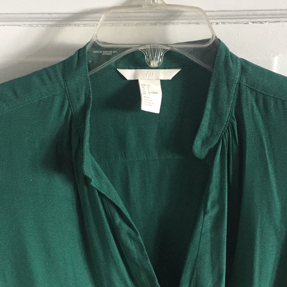 H&M Tops - H&M Green L/S Blouse